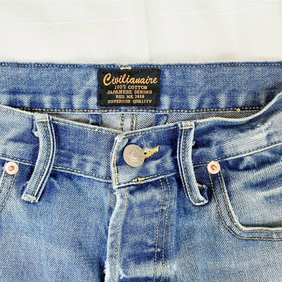 Civilianaire Japanese Selvedge Boyfriend Jeans, 29 - Picture 4 of 7